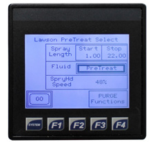 Lawson Pre-Treat Zoom Pro Pretreatment Sprayer - Control Panel
